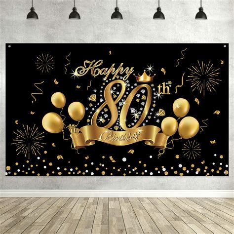 Buy Happy Th Birthday Decoration Banner Backdrop Party Decoration