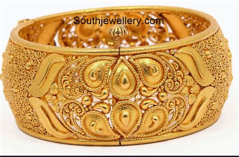 Broad Gold Kada Jewellery Designs