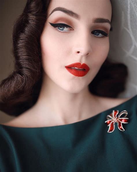 Estilo Retrô Retro Makeup 1950s Hair And Makeup Vintage Makeup