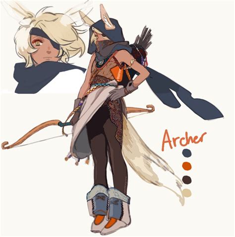 Adoptable Archer Open Archer Figure Drawing Art
