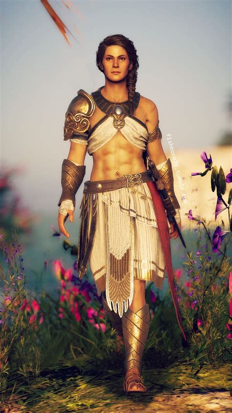 Kassandra Obsessed Gamer Girl Assassins Creed Art Warrior Woman Warrior Girl