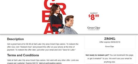 You can also enjoy other discount codes like 30% off the first step for finding the best code is googling camel store coupon code clothingric. $6.99 Great Clips Coupons 2020 in 2020 | Great clips ...