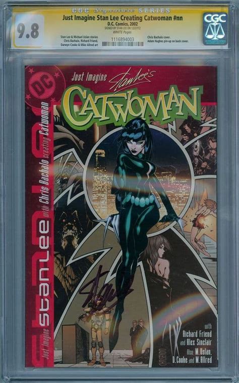 Just Imagine Stan Lee Creating Catwoman Cgc 9 8 Signature Series Signed