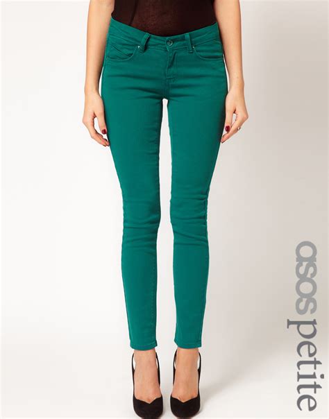 Lyst Asos Skinny Jeans I In Green