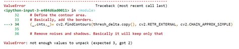 Python Valueerror Not Enough Values To Unpack