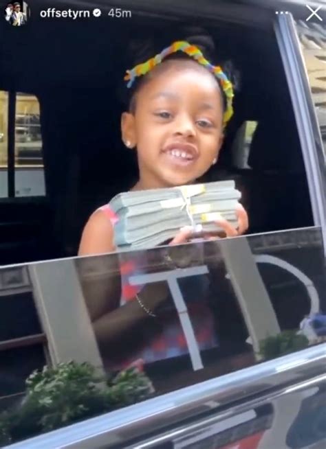 Cardi B And Offset T Daughter Kulture 50000 Cash For 4th Birthday
