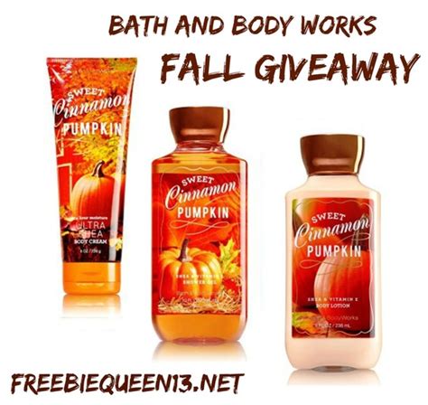 Bath And Body Works Fall Giveaway Freebiequeen13 Contests And Freebies