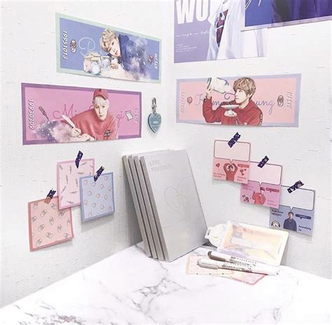 𝐭𝐚𝐞𝐠𝐮𝐤𝐤𝐢 ┆ ☙ Army Room Room Shelves Cute Kawaii Drawings Kpop Merch