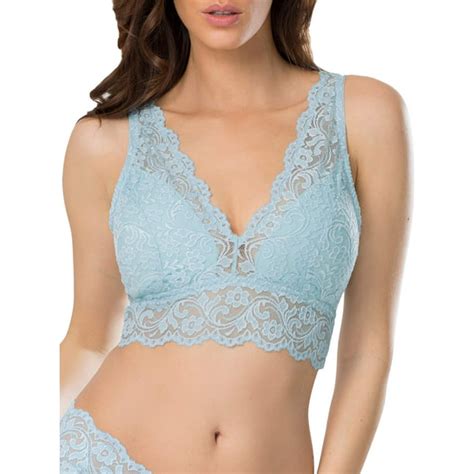 Smart And Sexy Womens Signature Lace Deep V Bralette Style Sa874