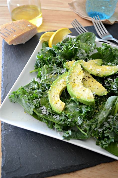 Simple Massaged Kale Salad With Lemon Dressing A Cedar Spoon