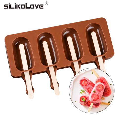 Silikolove Cavity Silicone Molds Ice Cream Mould Random Freezer Safe Jelly Pudding Making Cake