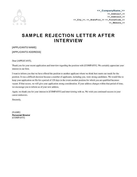 At the point when you're work looking, realizing how to decrease a meeting is likely not involving a lot of your cerebrum space. 3 Reasons Employment Rejection Letters Matter | Free ...