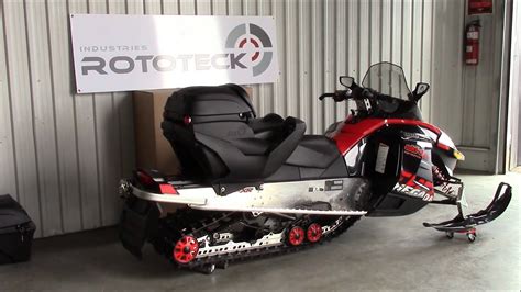 Titan Touring 2 Up Snowmobile Seat 11 Close Up By Rtkrototeck Youtube