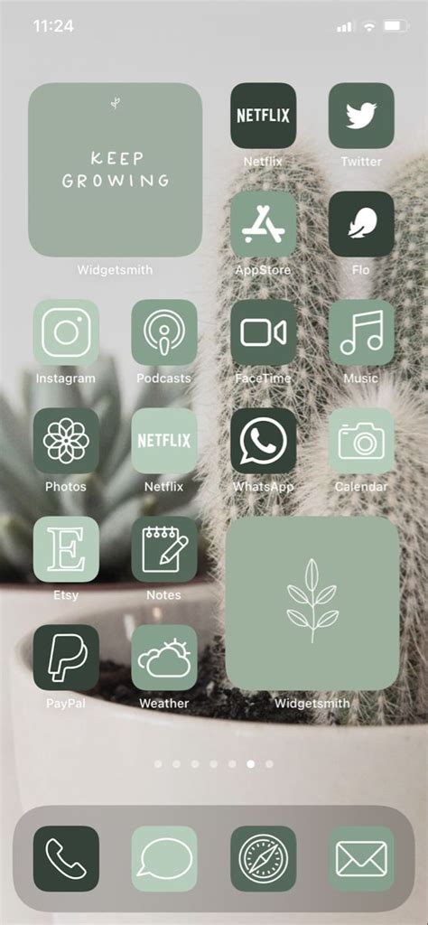 IOS 14 App Icons Pack | Green Theme | App Icons For iPhone Home screen