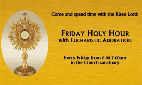 Friday Holy Hour