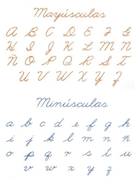 Alfabeto De Caligrafia Fonte Manuscrita Escova Em Letras Cursive