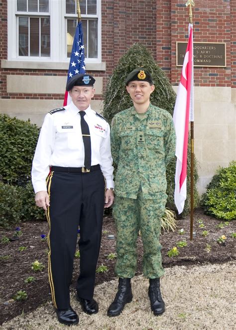 Singapore Chief Visits Tradoc To Discuss Training Challenges Article