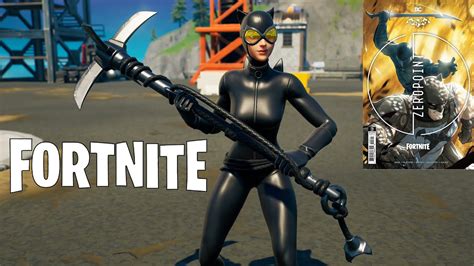 Fortnite Catwoman S Grappling Claw Pickaxe From Batman Fortnite Zero Point Issue Code YouTube