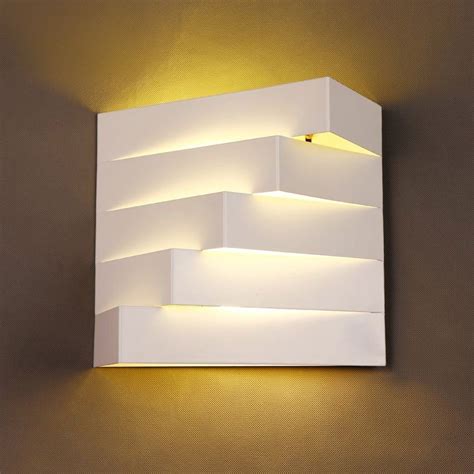 Modern geometric wall lamp (1) regular price $111.00 sale price $52.95. Contemporary 2-Light White Metal Geometric Indoor Lighting Wall Light in 2020 | Indoor wall ...