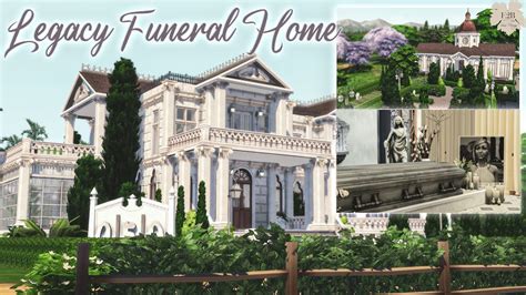 Legacy Funeral Home Sims 4 Cc Speed Build Download Link Traycc