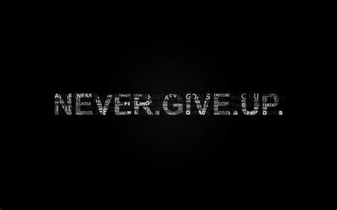 Download Wallpapers Never Give Up Black Background Typography Quotes