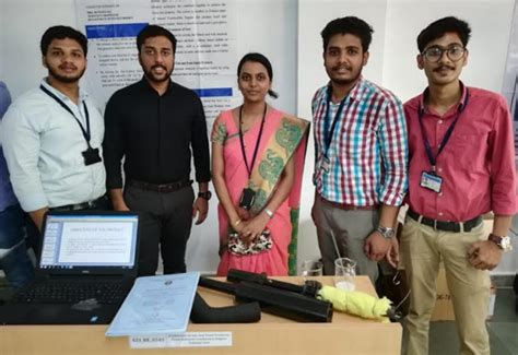 Students and faculty whose project is selected for seminar. Moodbidri: MITE Mechatronics Engineering students bag ...