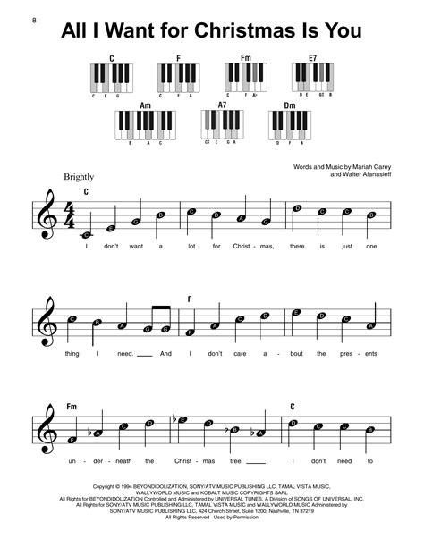 Christmas Piano Sheet Music The Twelve Days Of Christmas Sheet Music