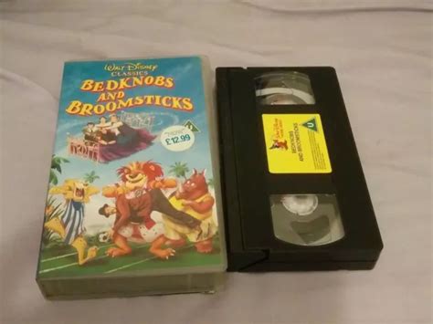 Walt Disneys Bedknobs And Broomsticks Vhs Video Tape Vintage