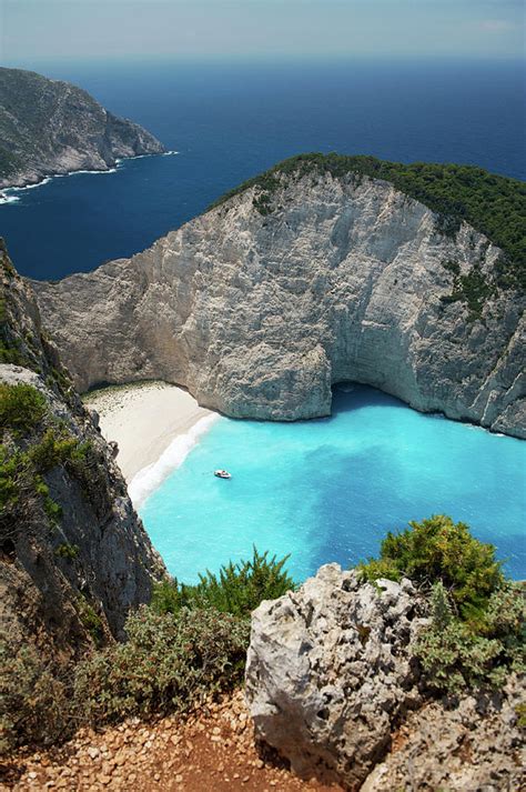 Navagio Bay From Above Greece Photograph By Photo By George