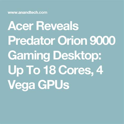 Pin On Acer Predator Gaming Desktops