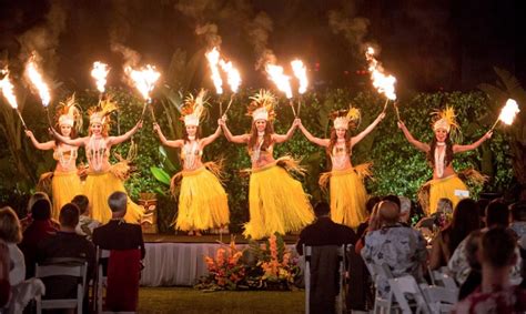 Hula Dancers, Polynesian, Tahitian Dancers with Fire  Los Angeles, CA