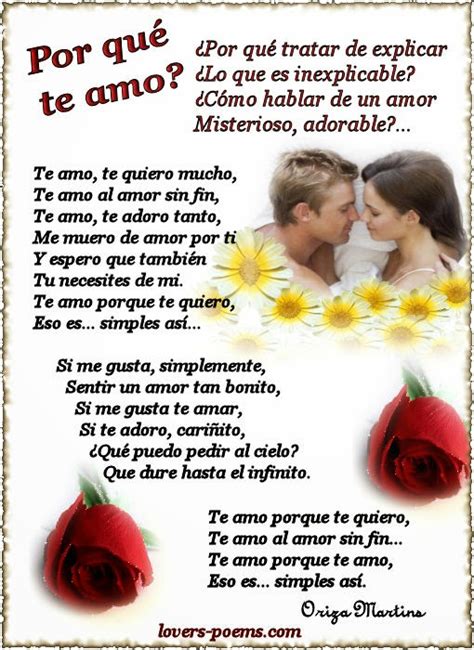 S By Oriza Mensajes Y Poemas De Amor Pasión Amistad Esperanza ¿por Qué Te Amo Poema