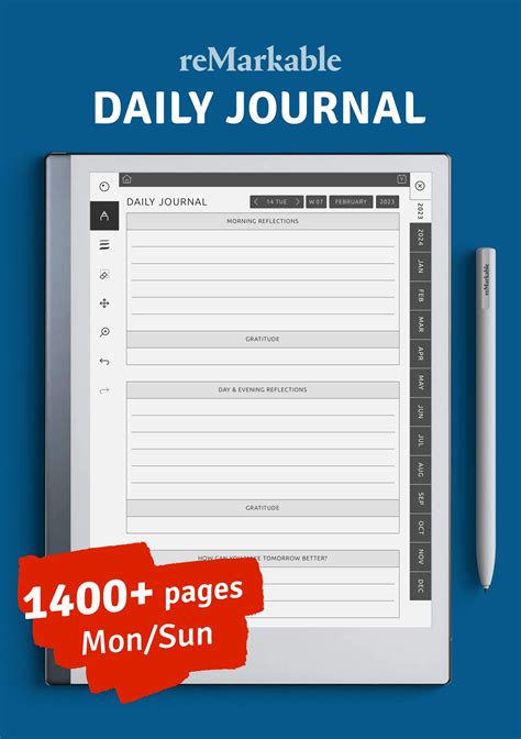 Download Remarkable Daily Journal Pdf 2023 And 2024