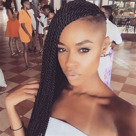 17 Stunning Women Who Gave Us Hair Envy In 2015 Braids With Shaved