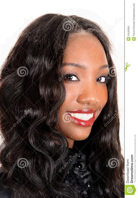 Pretty Face Of Black Girl Stock Image Image Of Expression 51545393