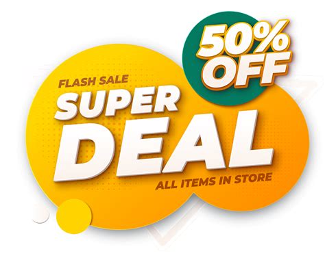 Super Deal Vector Png Offer Sale Png 30 50 Off Image Download