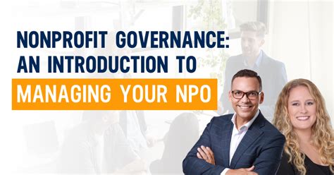 Nonprofit Governance An Introduction To Managing Your Npo