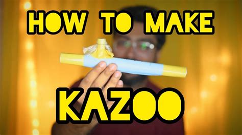 How To Make A Kazoo From Paper Kids Music Instrument Diy Cheap And