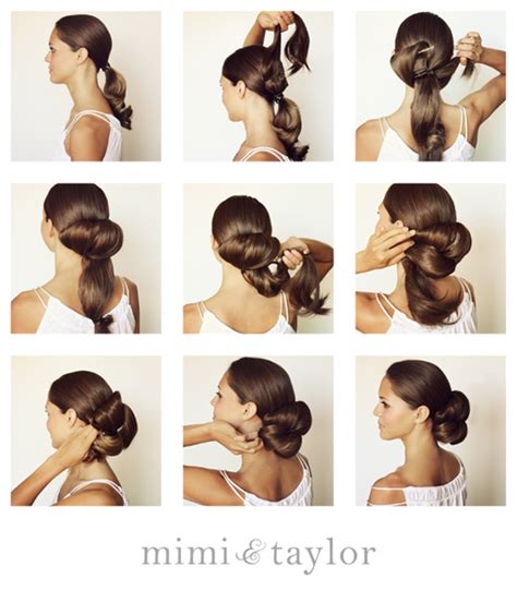 Insert your pencil, pen, or chopstick into the bun at an angle. mimi & taylor: DIY- petal bun