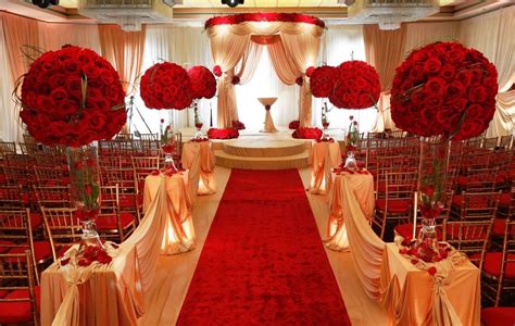 25 Red Wedding Decorations Ideas Wohh Wedding
