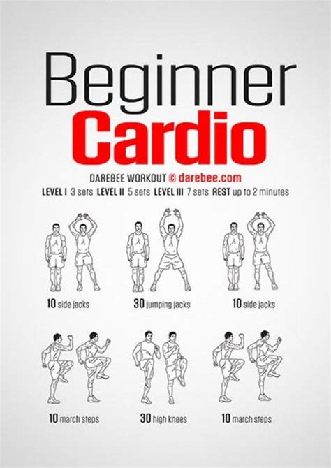 Beginner Cardio Workout Looseweight Cardio Workout At Home Beginner