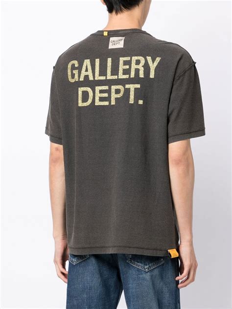 Gallery Dept Logo Print Cotton T Shirt Farfetch