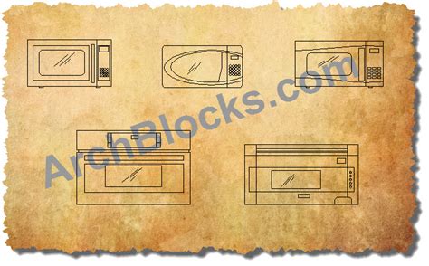 Cad Appliance Blocks Autocad Appliance Symbols Kitchen Cad Symbols