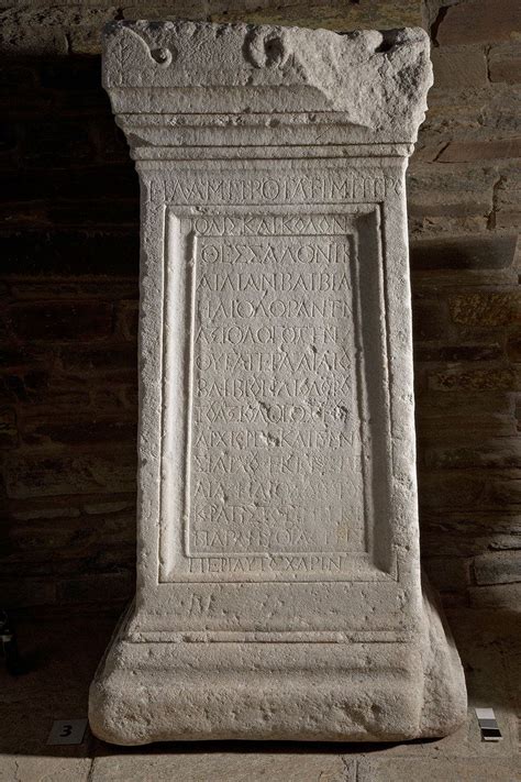 In is said that an athlete who could never defeat theagenes while he was alive went to the statue and flogged it every night. HONORARY MARBLE ALTAR , Real #Macedonia Nothern Greece ...