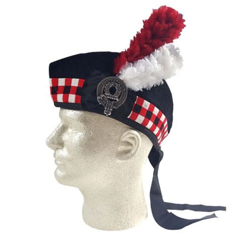Felted Wool Glengarry Hat For Scottish Uniform