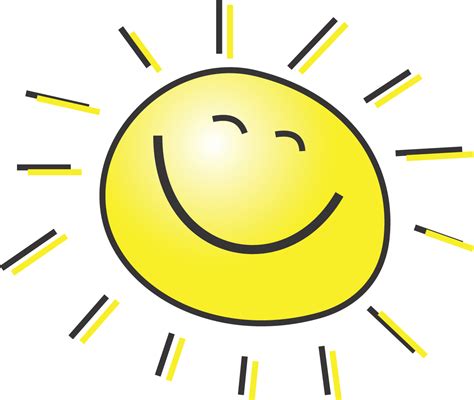 Smiley Face Sun Clipart Best