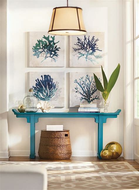 The wester man 3 drawer console table is a refreshing take on a classically designed table. 7 Amazing Blue Console Tables