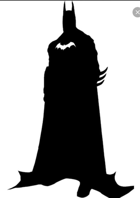 Batman Batman Silhouette Silhouette Silhouette Stencil