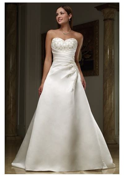 Sweetheart Neckline Satin Wedding Dresses Check It Out Now