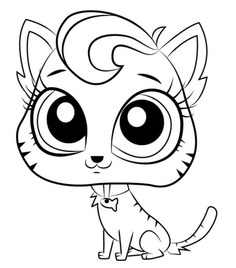 Littlest Pet Shop Cat coloring page - Download, Print or Color Online
